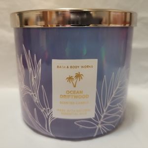 Bath & Body Works OCEAN DRIFTWOOD 3 Wick Scented Candle 14.5 oz